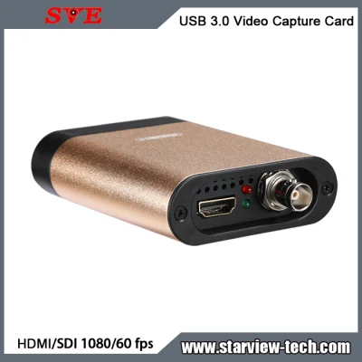 Tarjeta de captura de video USB3.0 HDMI / SDI Grabador de video HD