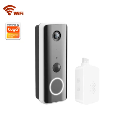 1080P WiFi Smart Video Doorbell Detección PIR Alarma H. ​​265